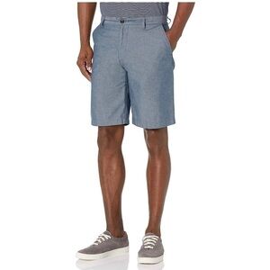 Dockers Men’s Chambray Blue/Grey Classic Fit Shorts
